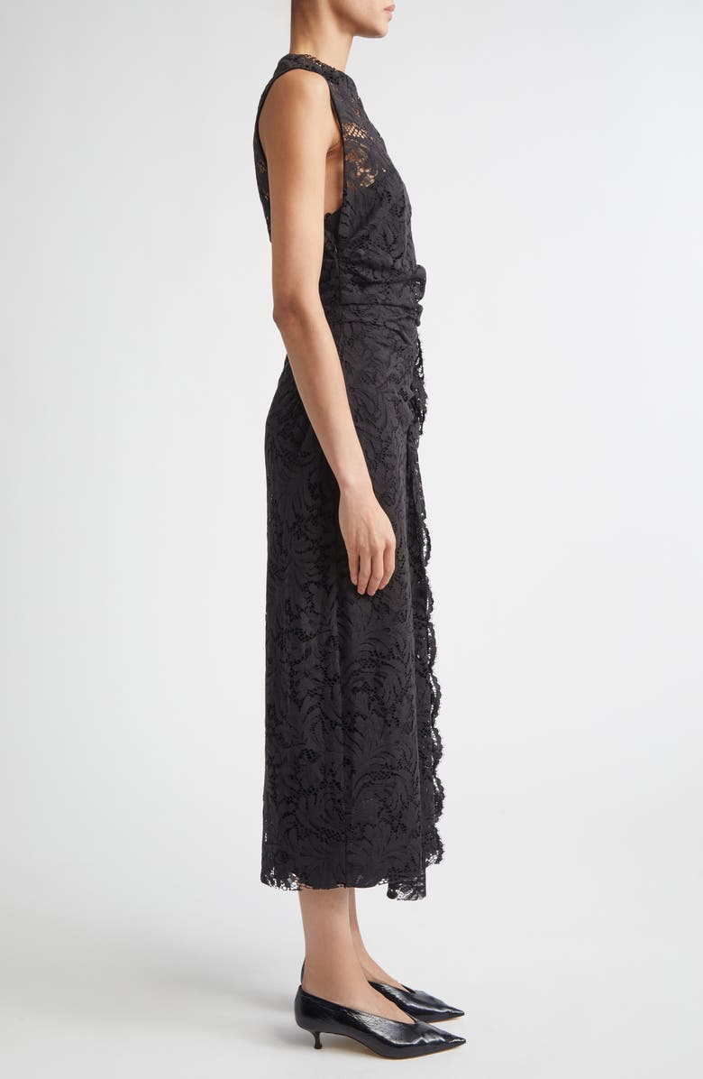 A.L.C. Astrid Lace Maxi Dress, Alternate, color, Black