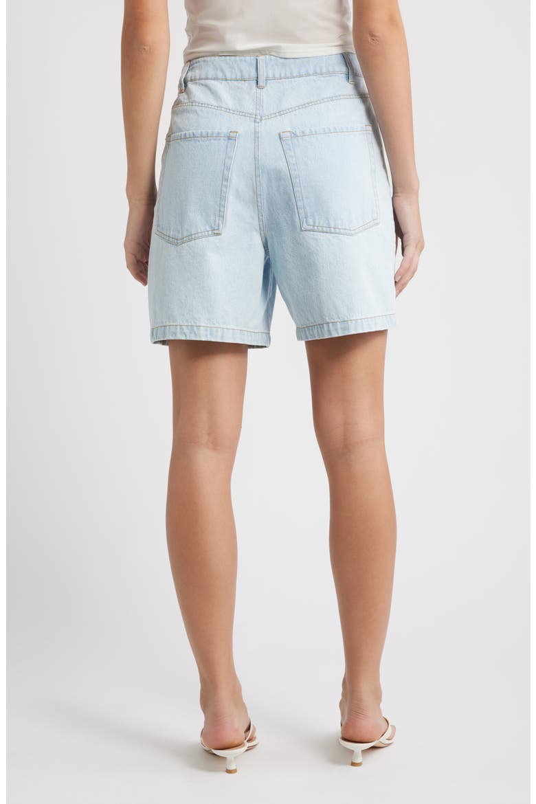 Rowan Denim Drawstring Shorts, Alternate, color, LIGHT WASH