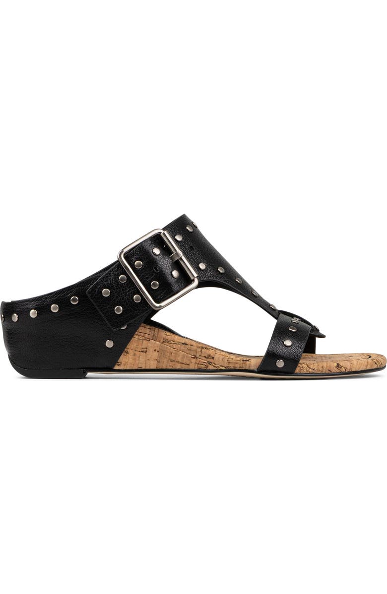Donald Pliner Buckle Wedge Sandal, Alternate, color,