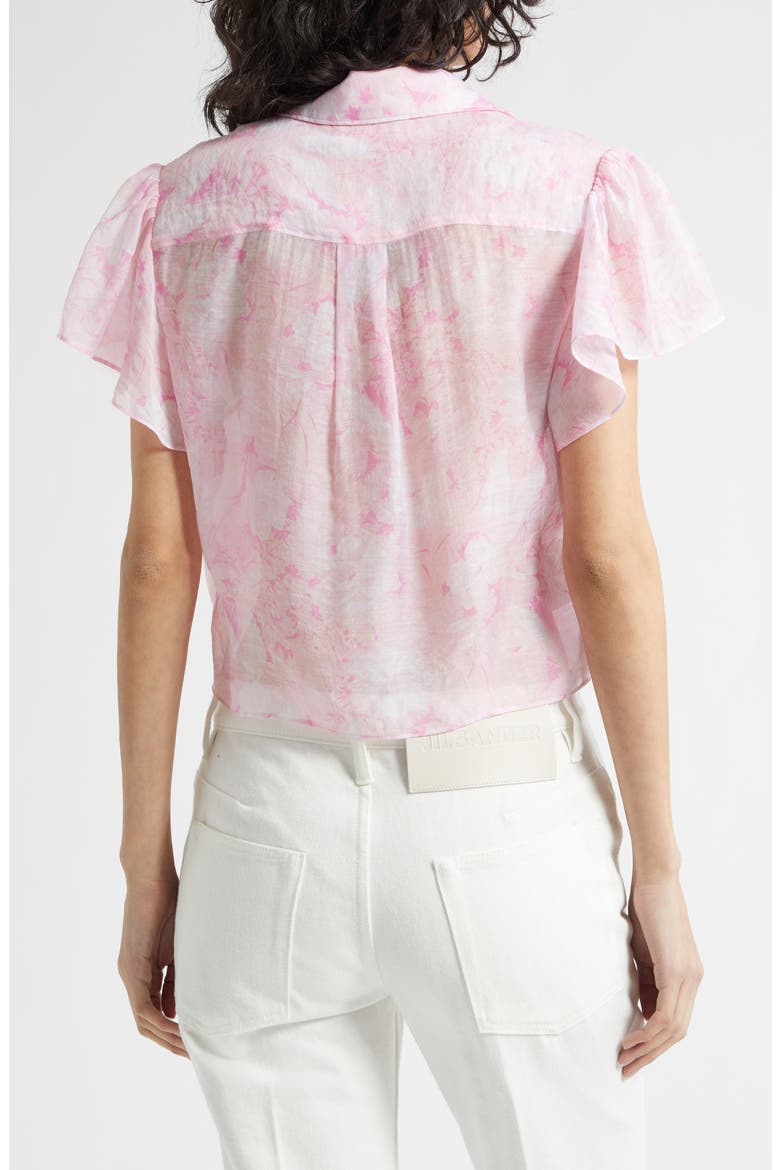 Heirloom Petals Floral Print Top, Alternate, color, ROSEWATER PINK MULTI