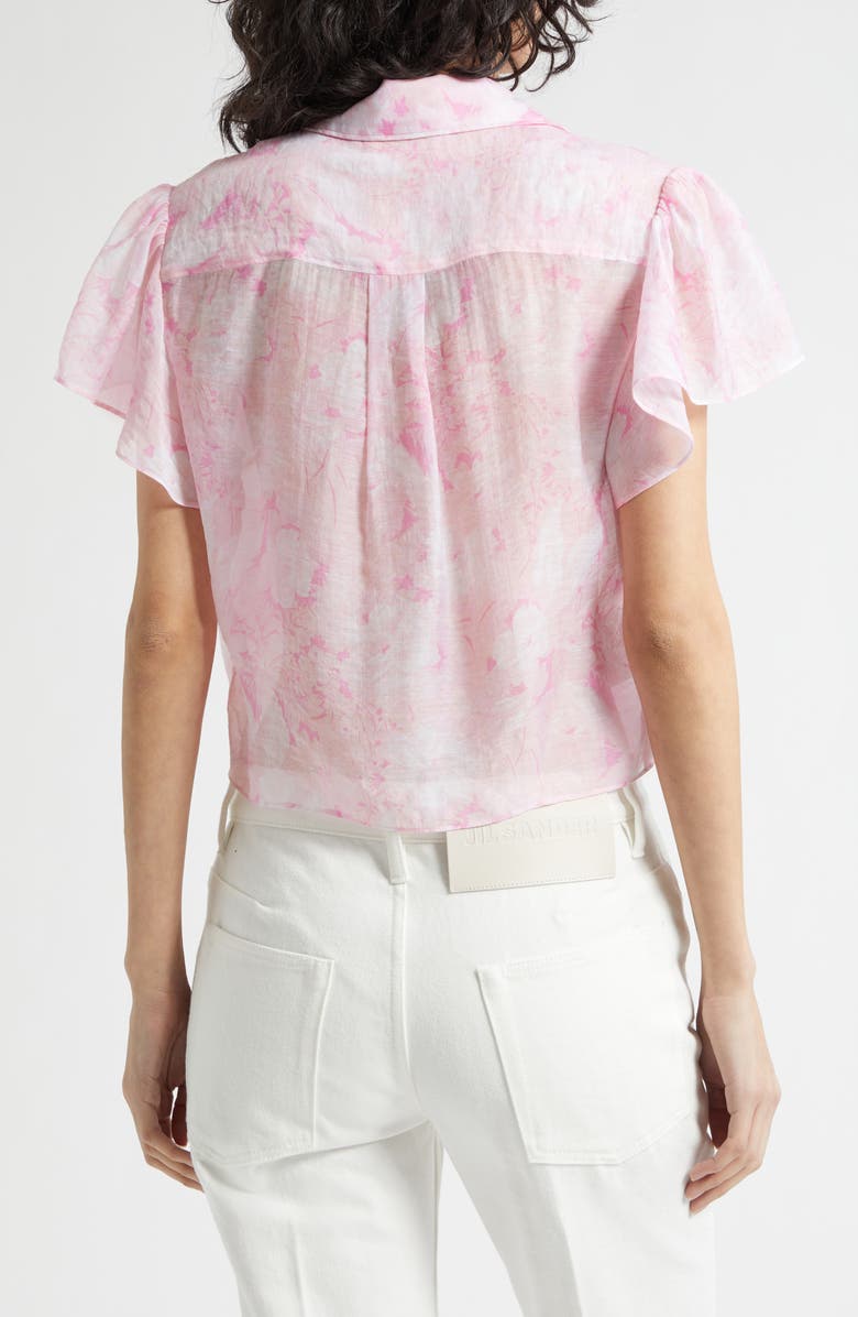 Cinq à Sept Heirloom Petals Floral Print Top, Alternate, color, Rosewater Pink Multi