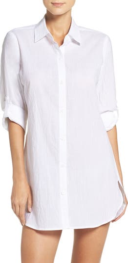 Boyfriend shirt beach cover up online