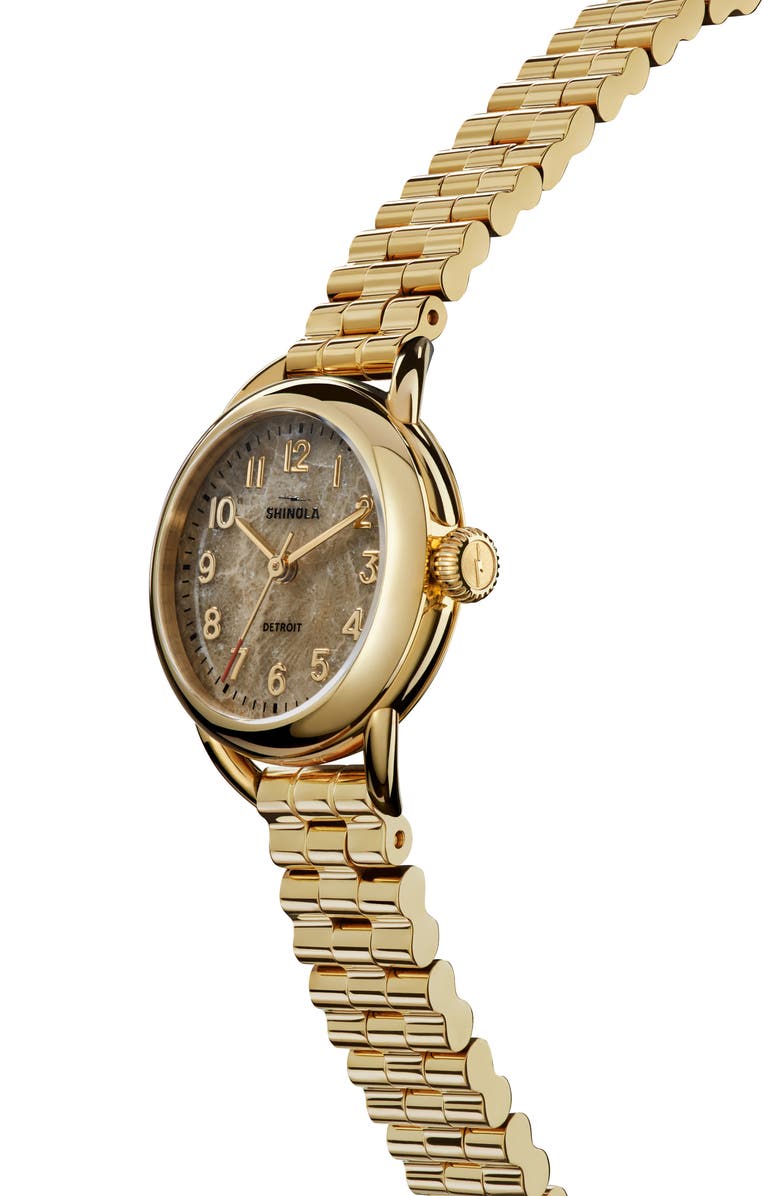 Shinola Runabout Bracelet Watch, 25mm, Alternate, color,