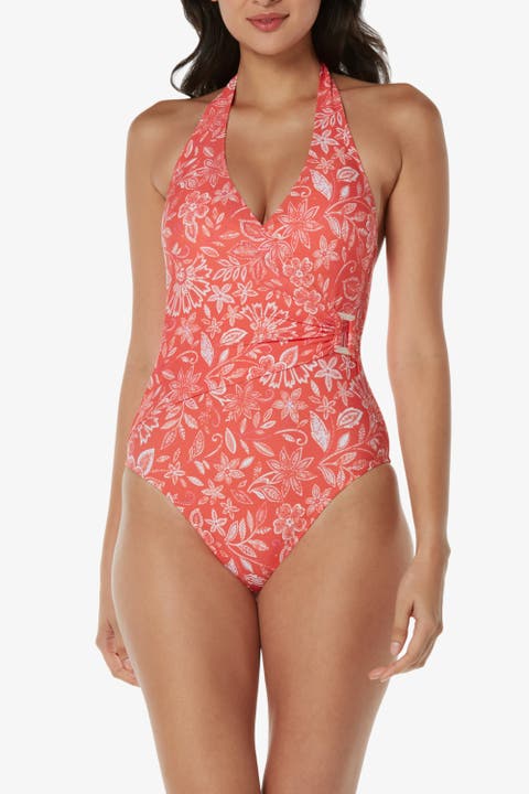 Tortoise Wrap One-Piece