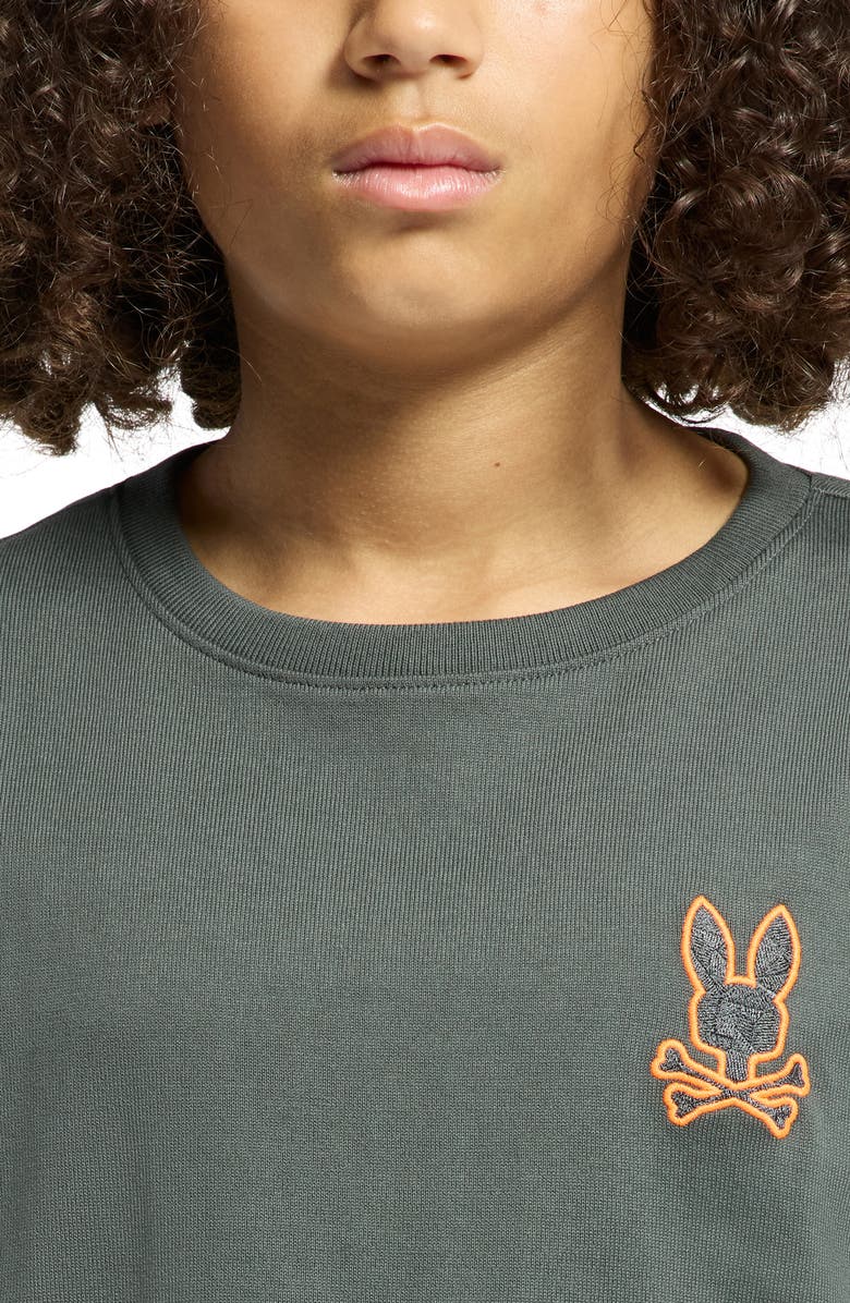 Psycho Bunny Kids' Embroidered Cotton Graphic T-Shirt, Alternate, color,