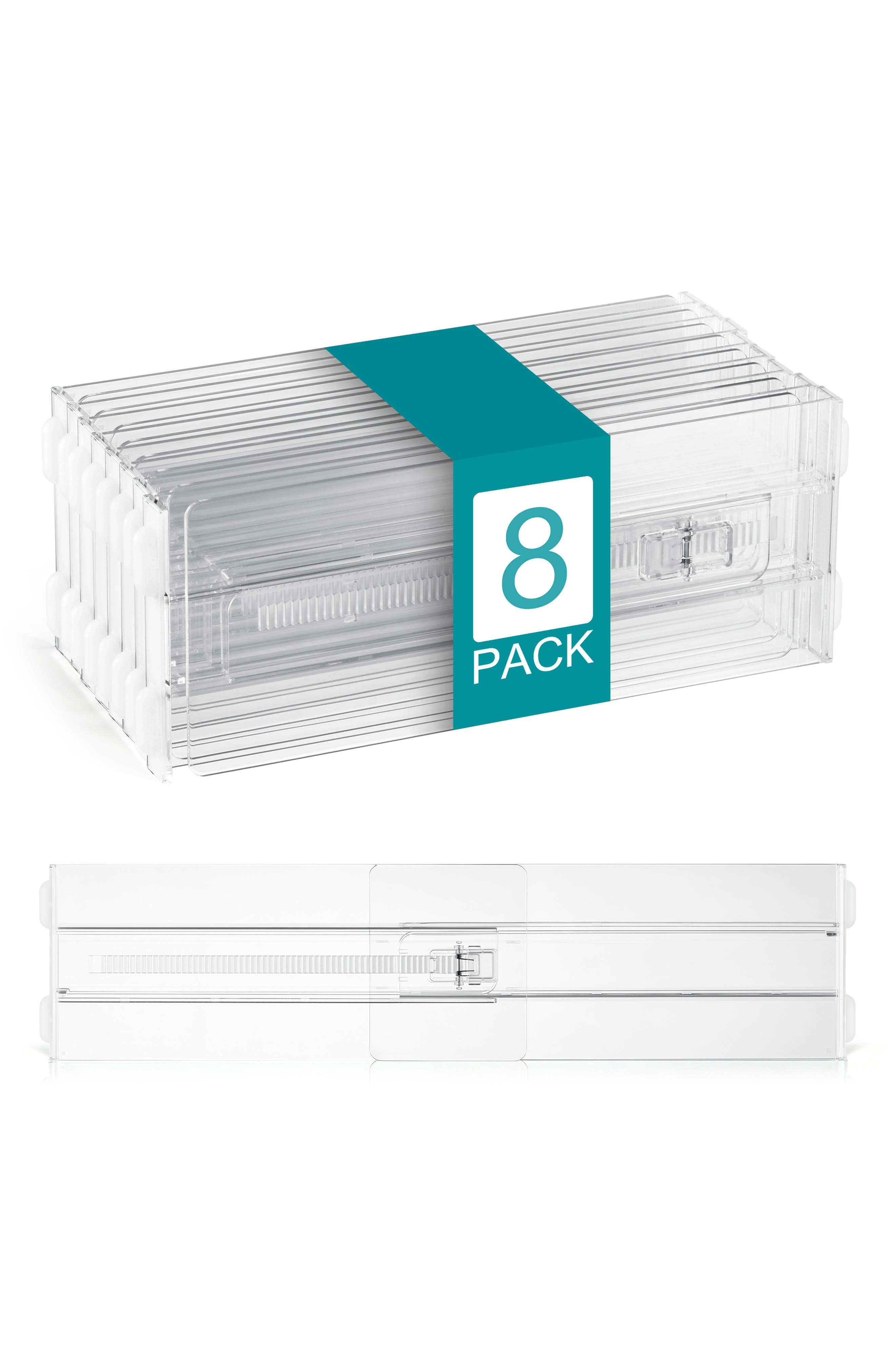 Set of 8 Adjustable Drawer Dividers