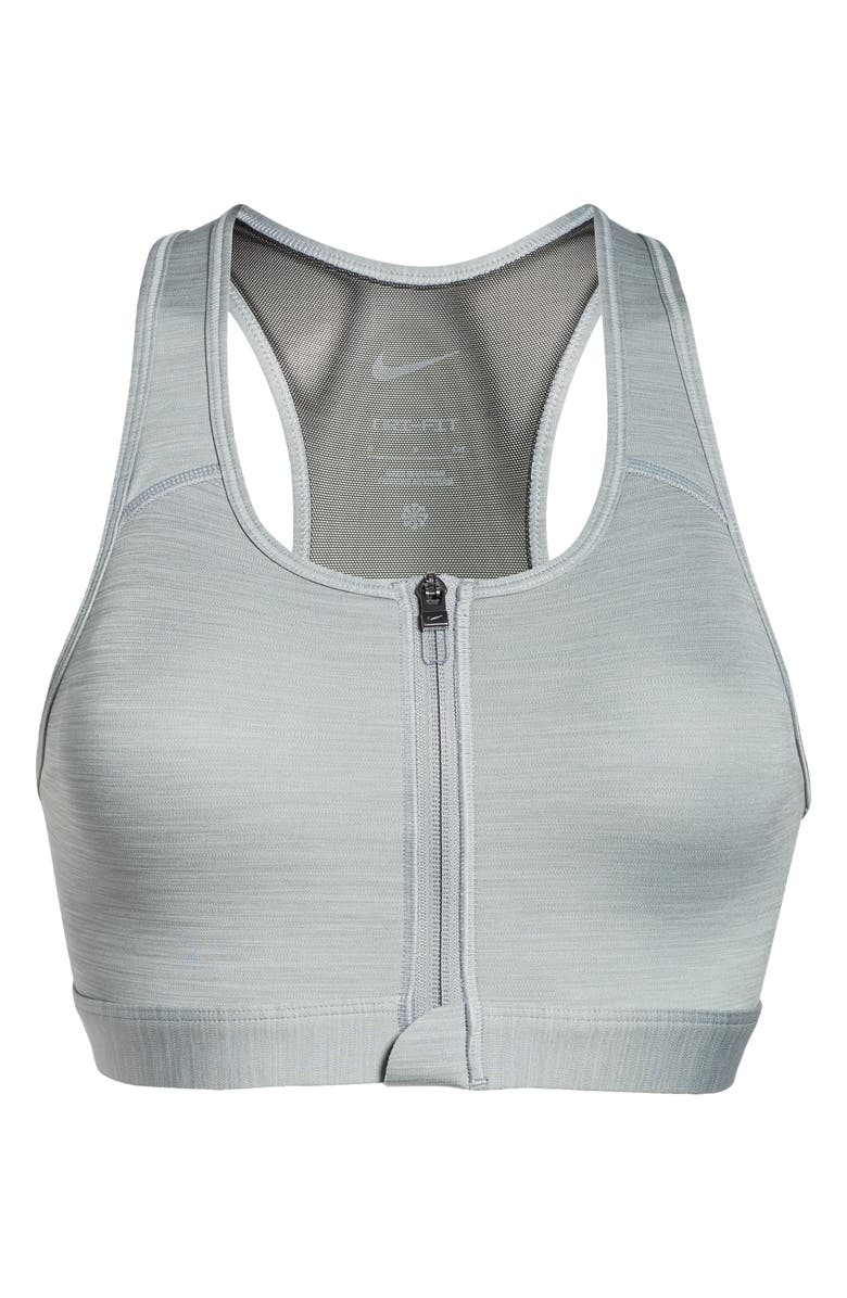 Nike Dri-FIT Swoosh Zip-Front Sports Bra, Alternate, color,