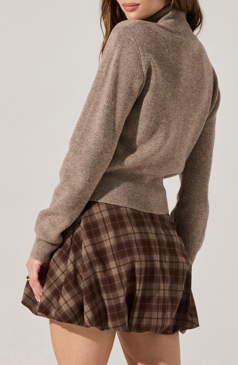 ASTR the Label Tawni Stand Collar Cardigan, Alternate, color,