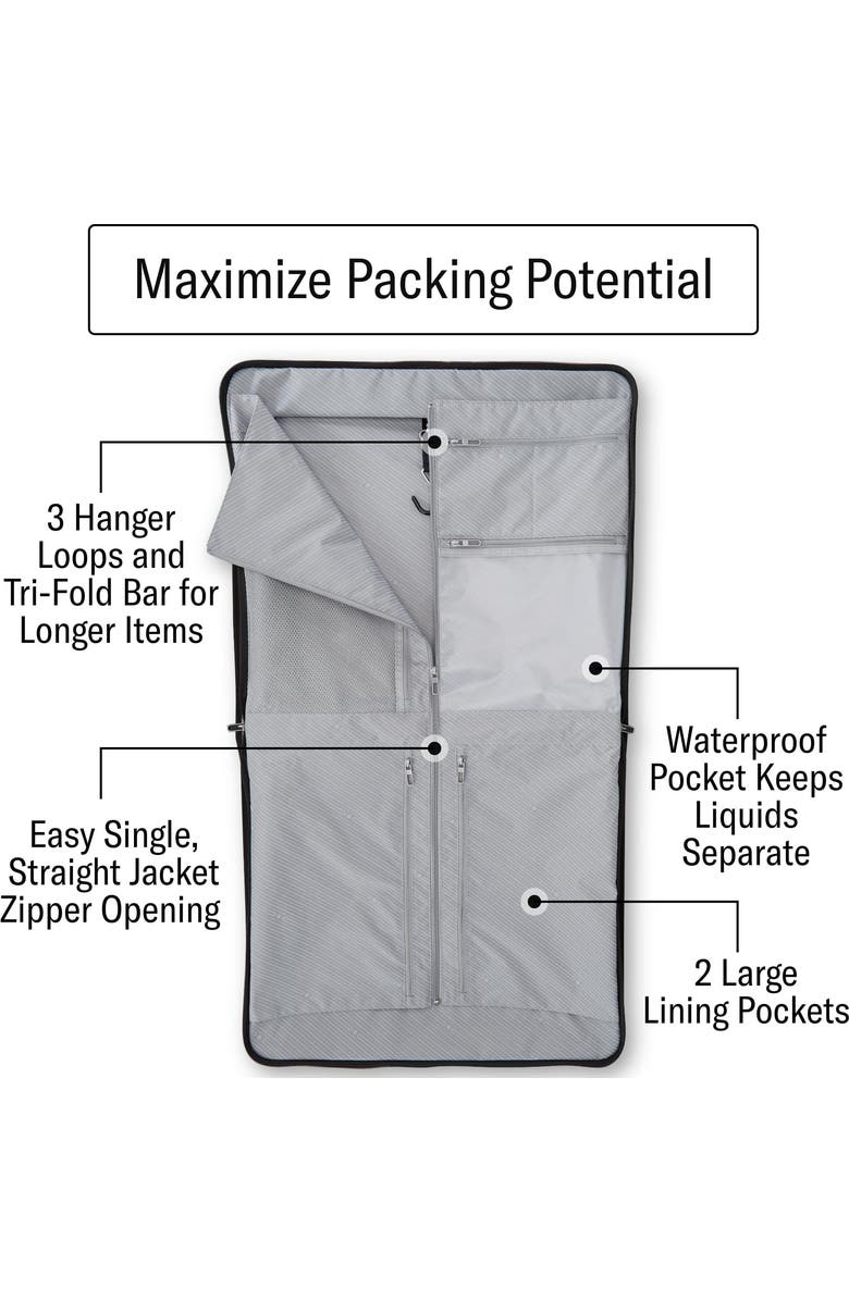 Samsonite UpLIFT Bifold Garment Bag, Alternate, color, Black