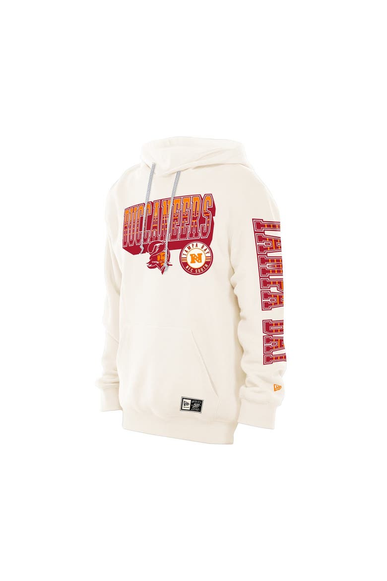 Men's New Era  Cream Tampa Bay Buccaneers Dune Dust Hoodie, Alternate, color, Cream