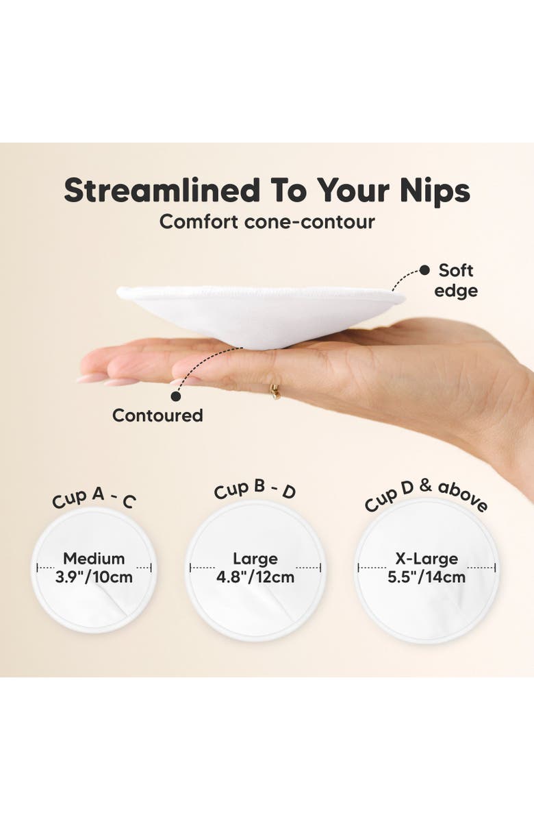 KeaBabies 14-Pack Comfy Lite Nursing Pads, Alternate, color,