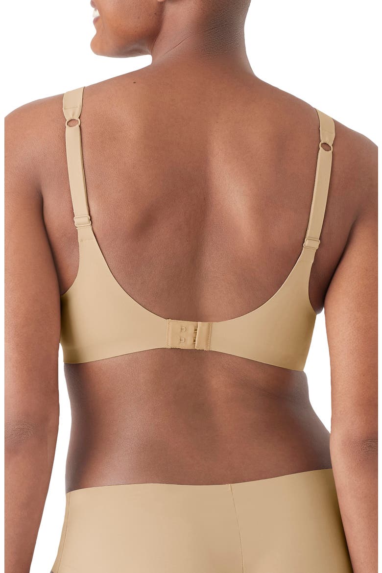 True Body Boost Wireless Hook Back Push-Up Bra, Alternate, color, DESERT