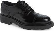 Prada Tyrone Brogue Cap Toe Derby