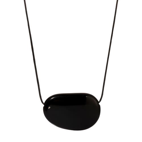 HEAVEN MAYHEM Julia Necklace in Black/black  product