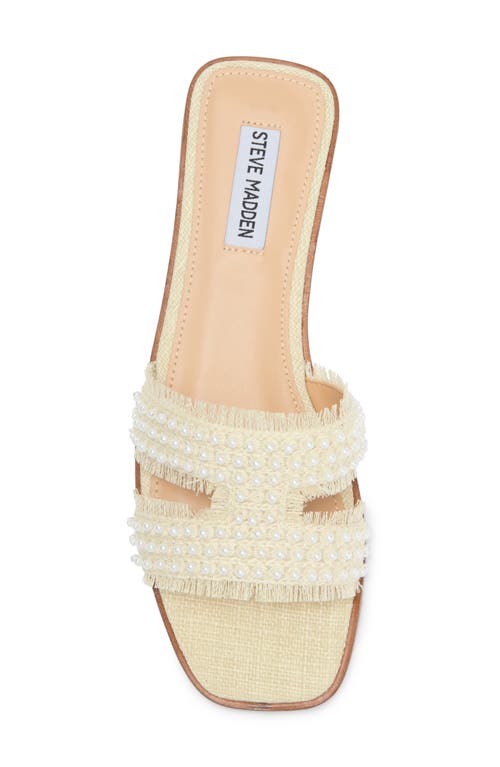 Steve Madden Hazel Slide Sandal In Pearl