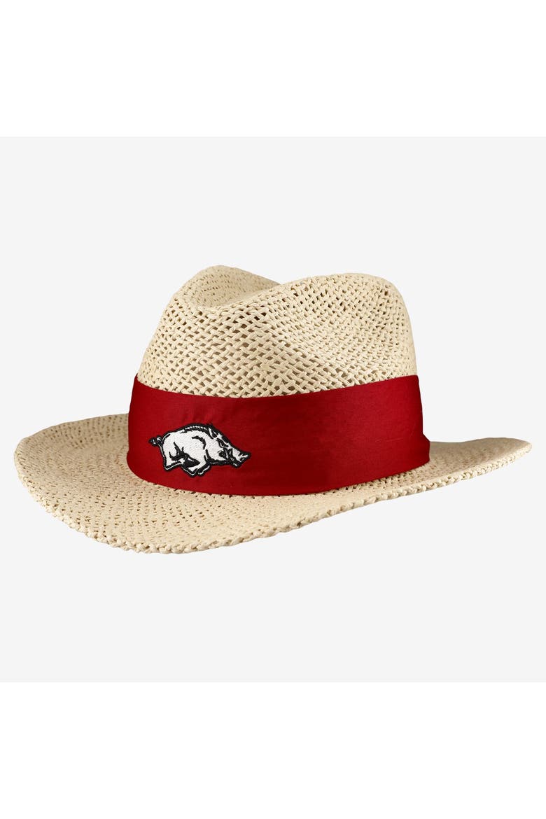 Men's Ahead  Tan Arkansas Razorbacks Wellington Gambler Hat, Main, color, Tan