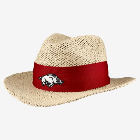 Men's Ahead  Tan Arkansas Razorbacks Wellington Gambler Hat