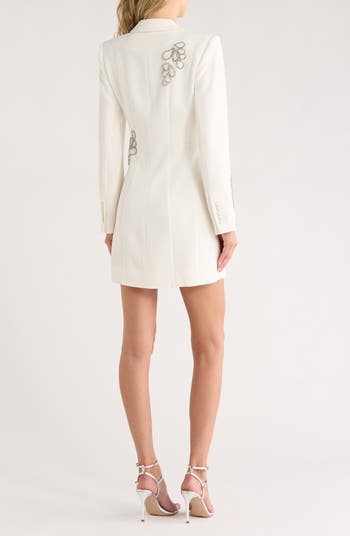 Paisley Rhinestone Blazer Dress