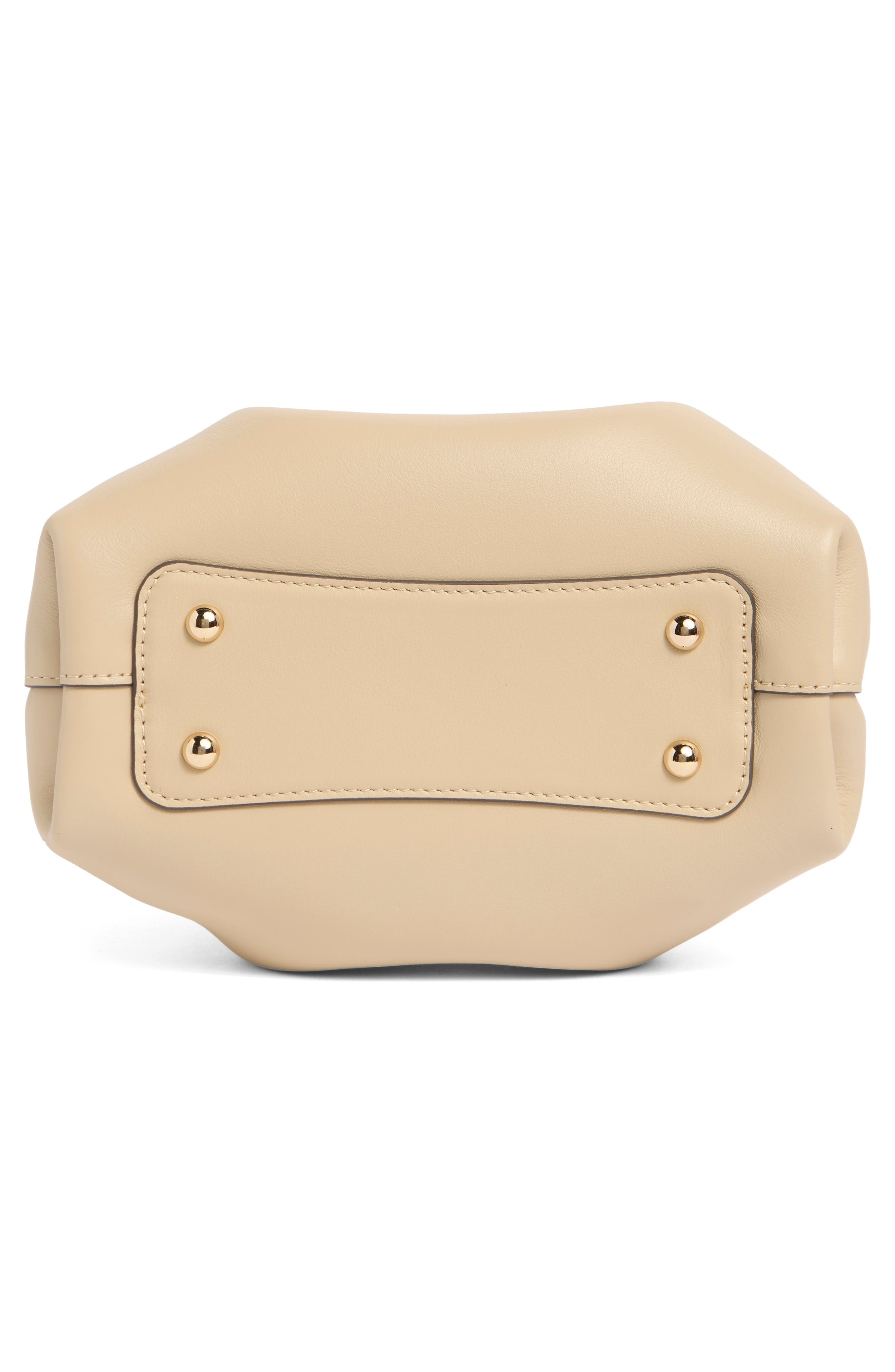 rag & bone Small Bloom Leather Crossbody Bag, Alternate, color, Greige