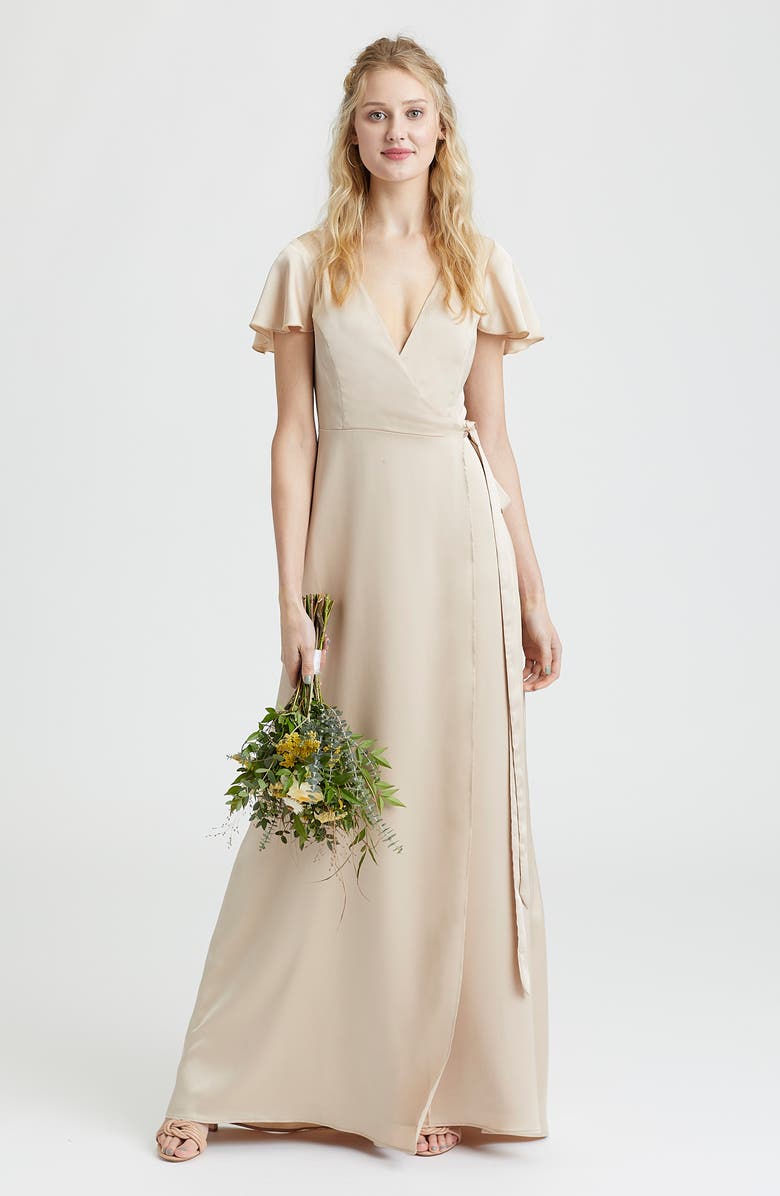 Show Me Your Mumu Noelle Wrap Dress, Alternate, color, 