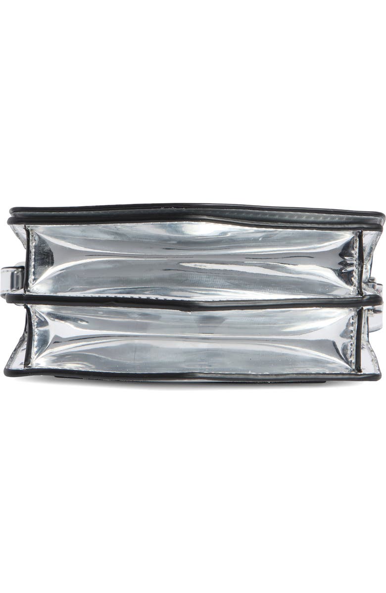 DKNY Riona Flap Crossbody Bag, Alternate, color, Silver