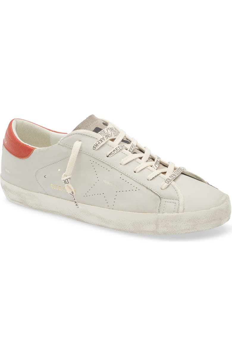 Golden Goose Super-Star Low Top Sneaker, Main, color, Grey/ Orange