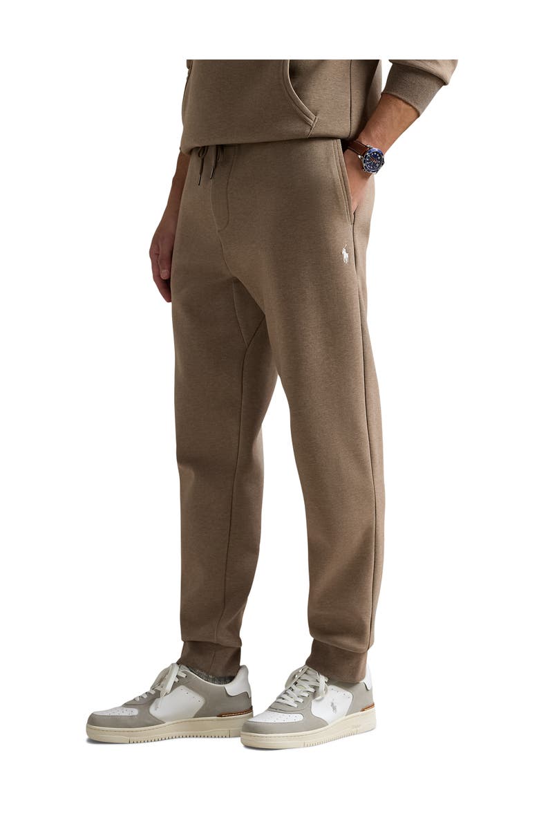 Polo Ralph Lauren Big & Tall Double-Knit Joggers, Main, color, Brown Heather