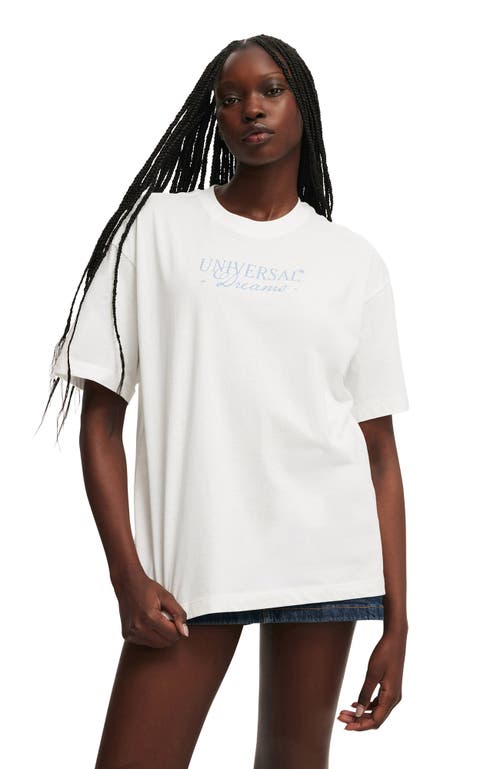 Cotton On The Boxy Graphic Tee In White