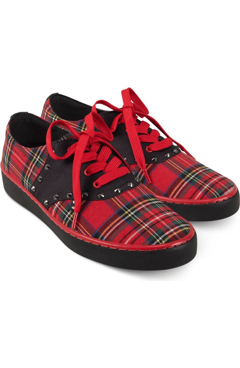 Hot Chocolate Design Rebel Tartan Women's Casual Sneakers, Main, color, Rebel Tartan