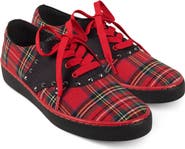 Hot Chocolate Design Rebel Tartan Women's Casual Sneakers