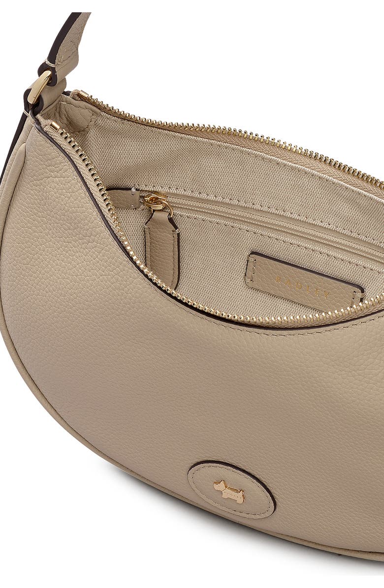 Radley Heath Crescent Large Zip Top Shoulder Bag, Alternate, color, Porcini