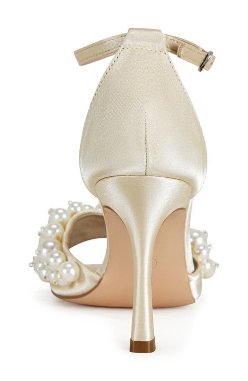 Azalea Wang Romily Ankle Strap Sandal In Beige