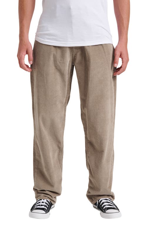 Quiksilver Landers Regular Fit Corduroy 5-pocket Pants In Brown