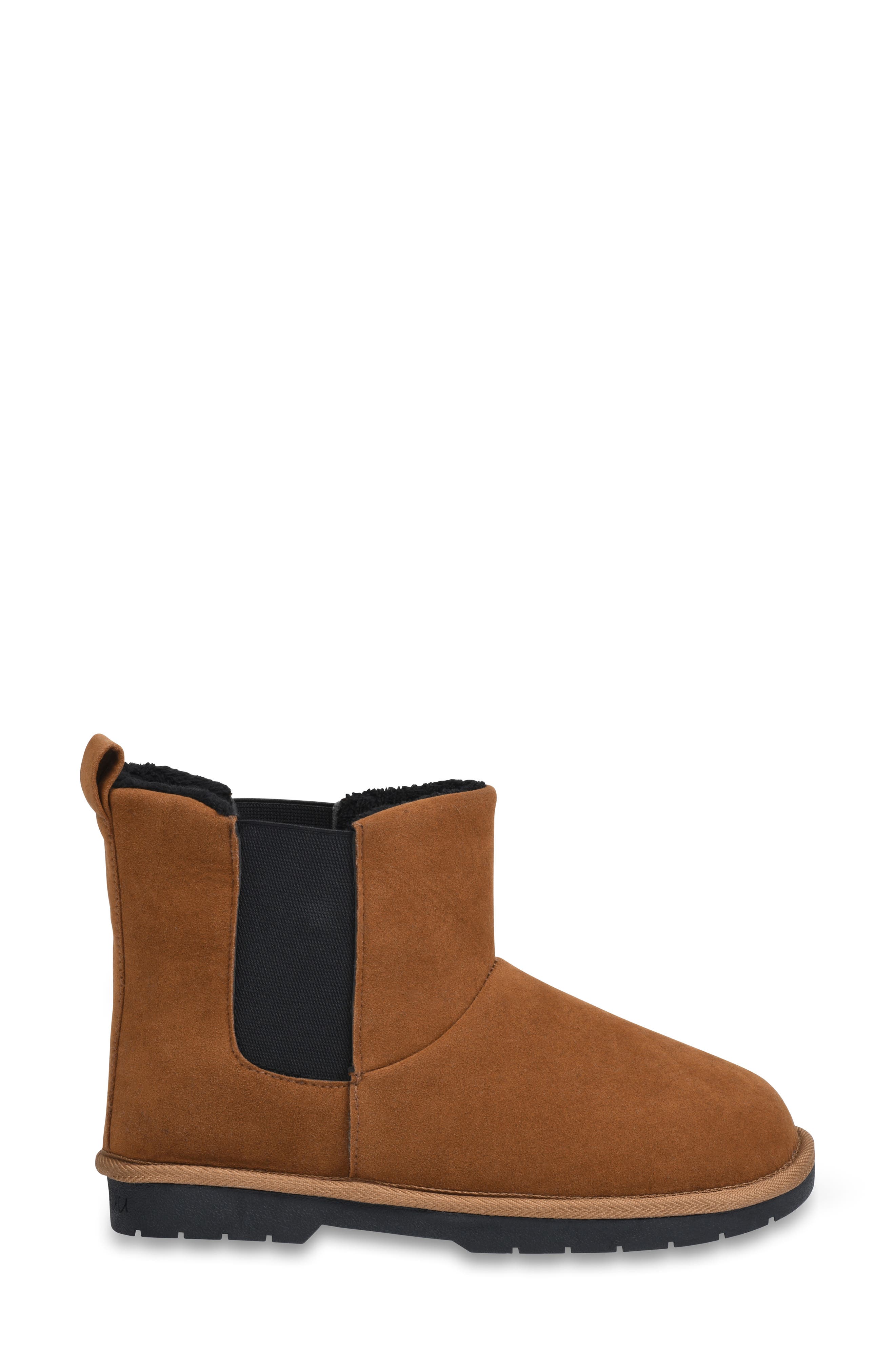 GAAHUU Faux Shearling Lined Boot, Alternate, color, Tan