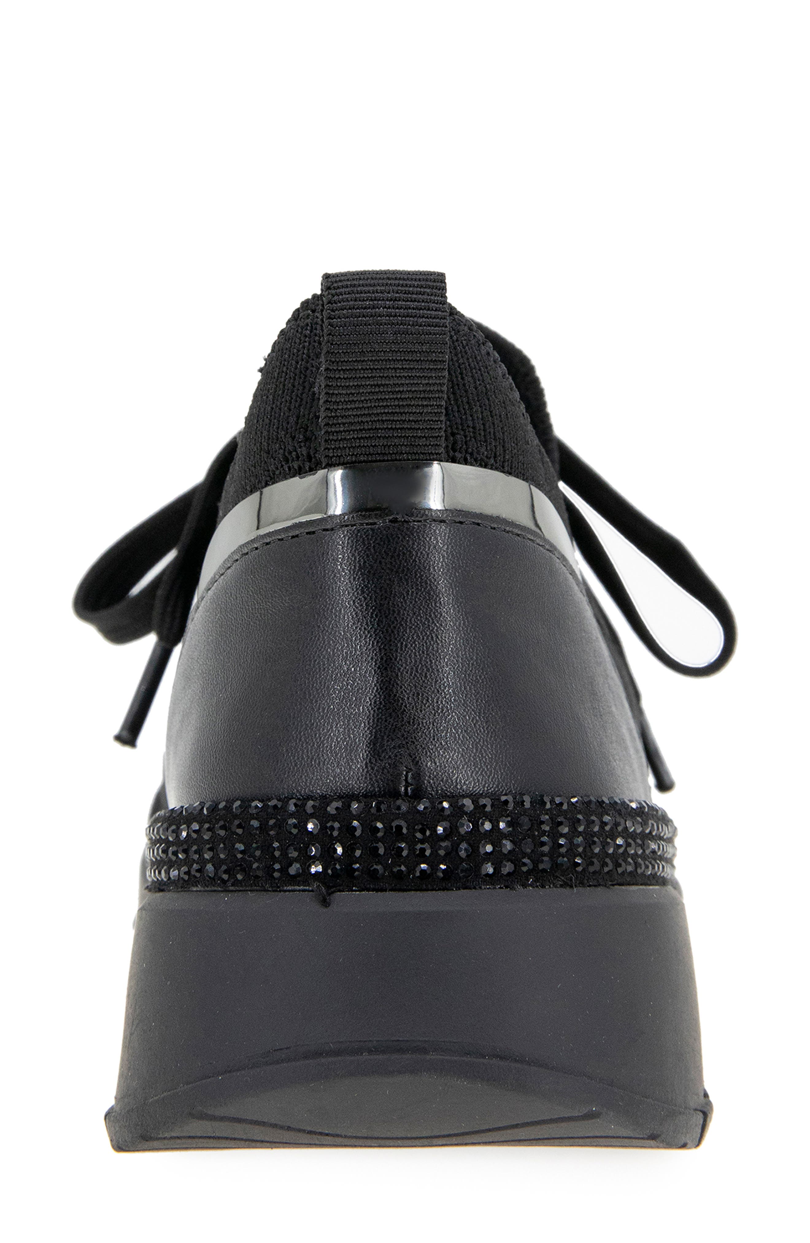 Kenneth Cole Reaction Kuest Sneaker, Alternate, color, Black Knit