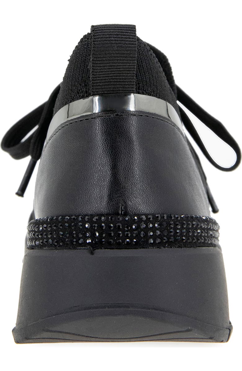 Kenneth Cole Reaction Kuest Sneaker, Alternate, color, Black Knit