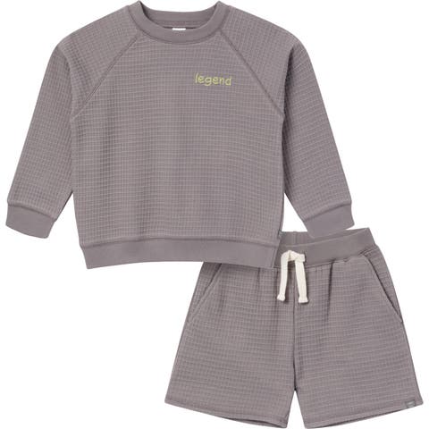 Long Sleeve Top and Shorts Set