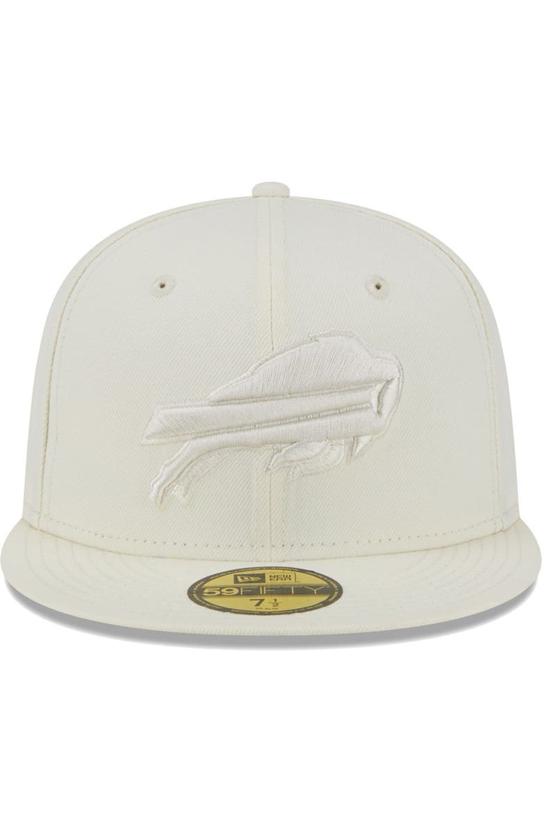 New Era Men's New Era Cream Buffalo Bills Color Pack 59FIFTY Fitted Hat, Alternate, color, 