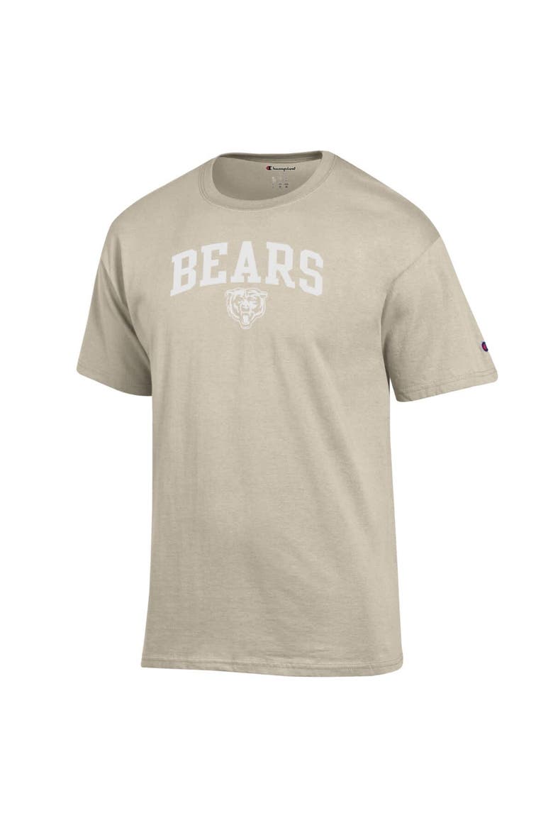 Men's Champion Oatmeal Chicago Bears Jersey T-Shirt, Alternate, color, Oatmeal