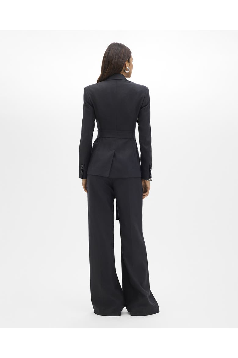 Double Breasted Fitted Jacket, Alternate, color, Black