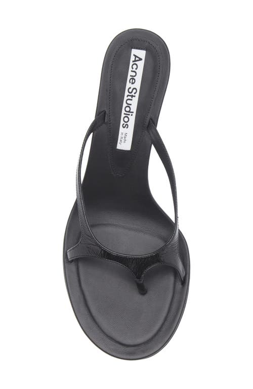 Acne Studios Beverly Lux Midsummer Sandal In Black
