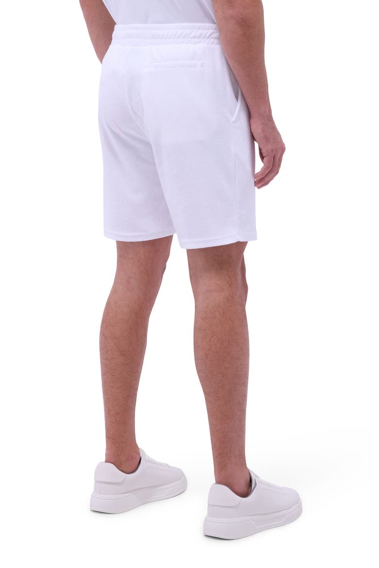 Drawstring Terry Short, Alternate, color, WHITE