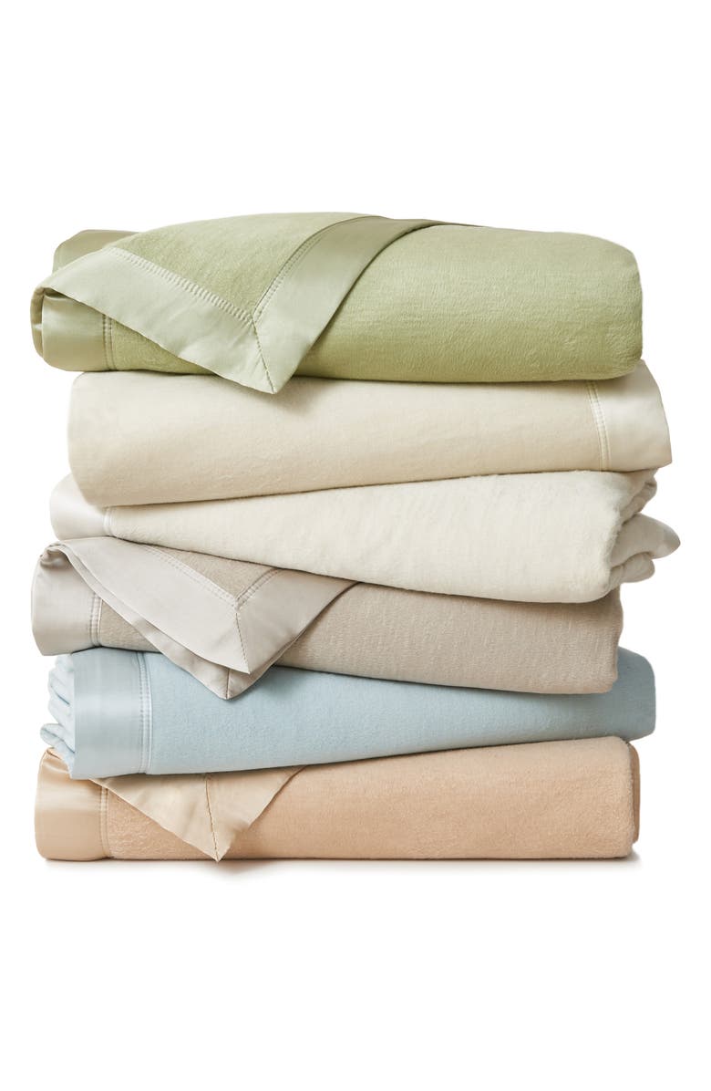 MELANGE HOME Plaza Silk Blanket, Alternate, color, Sage