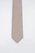 COS Striped Cotton-silk Tie