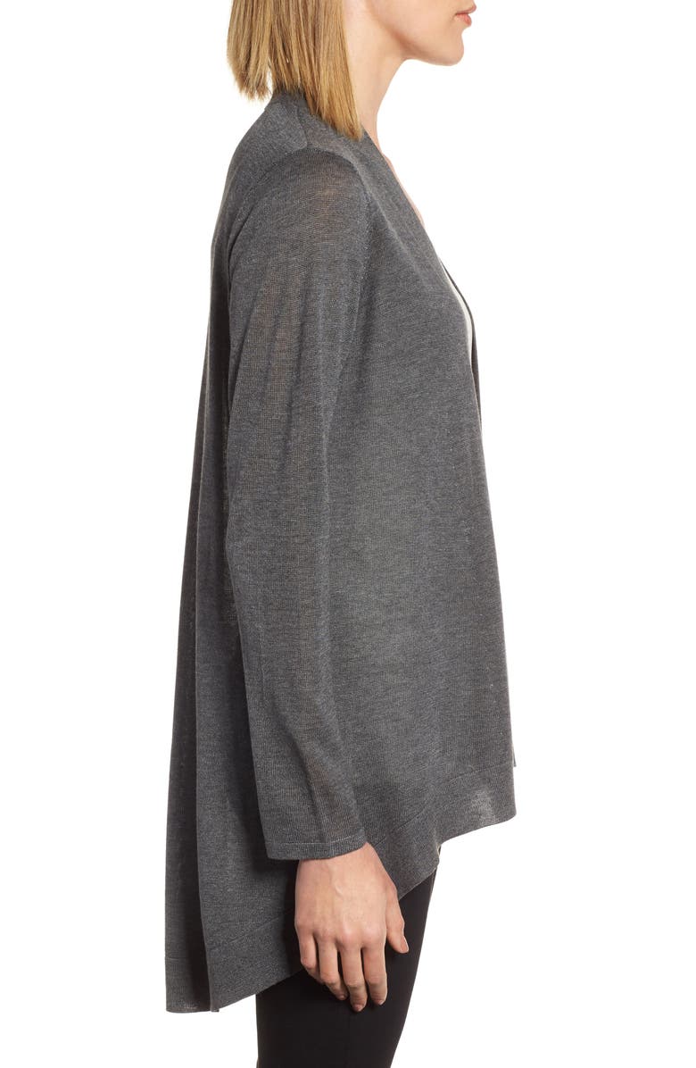 Eileen Fisher Tencel<sup>®</sup> Lyocell & Merino Wool Shaped Cardigan, Alternate, color, 