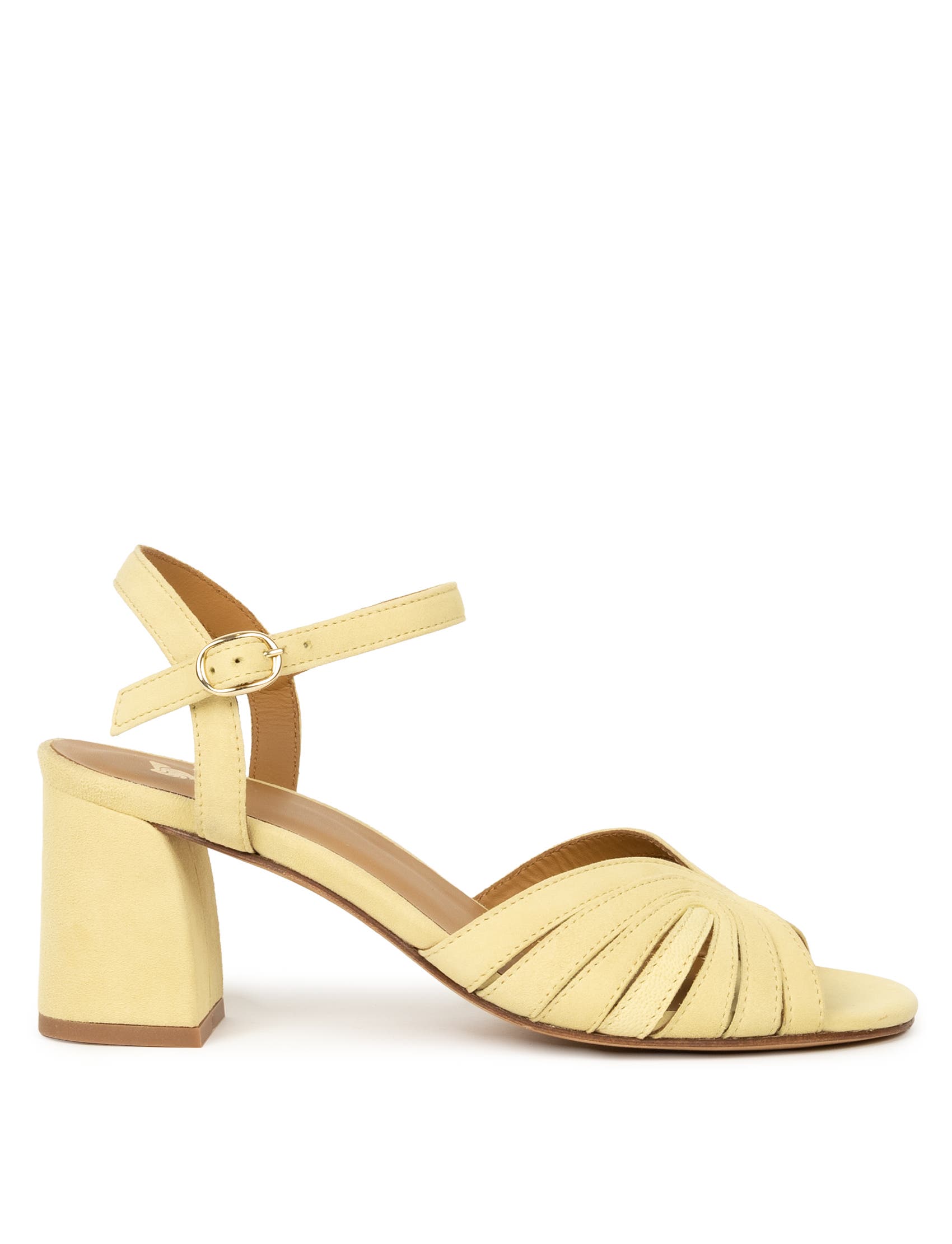 Eileen Heeled Sandals, Alternate, color, Yuzu Sorbet