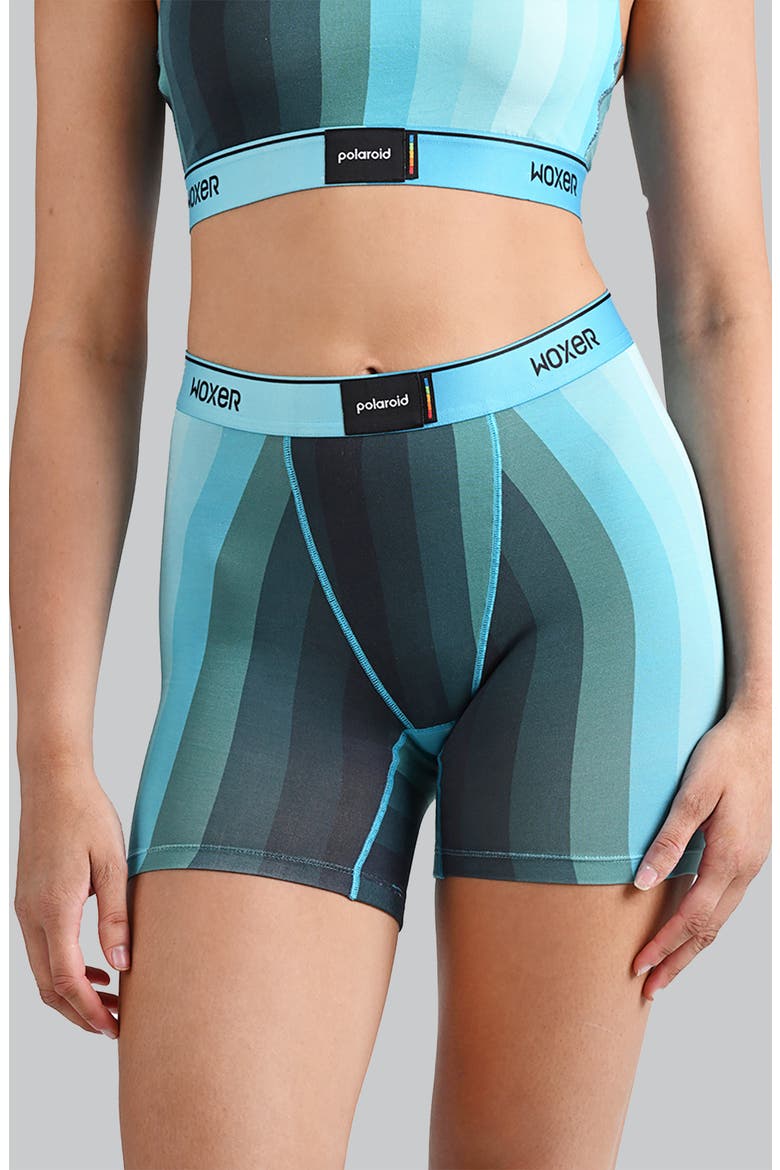 Baller High Rise Ultrasoft Boxer Briefs, Main, color, RECLAIMED BLUE STRIPE
