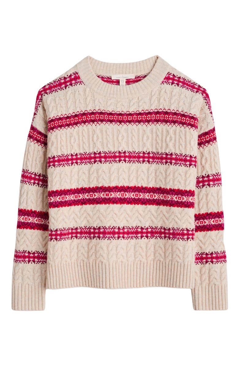 Seasalt Cornwall Shepherd Fair Isle Lambswool Blend Sweater, Alternate, color, 