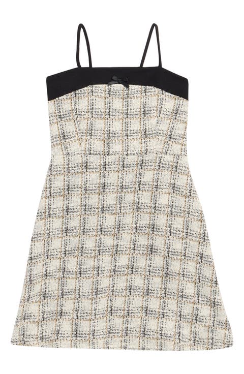 Kids' Contrast Trim Dress
