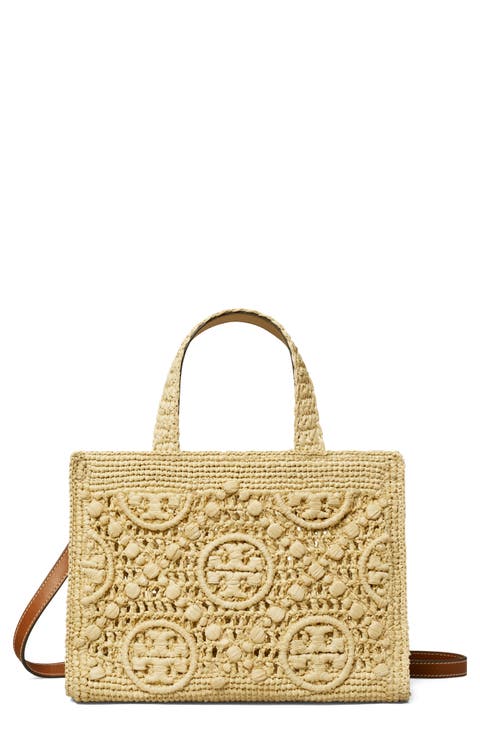 【Tory Burch】Small Straw Embellished Tote ◆国内発送◆ Small Straw Tote: Women's Handbags | Tote Bags | Tory Burch EU